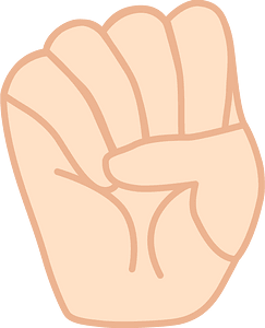 0 Fingers (Light skin)
