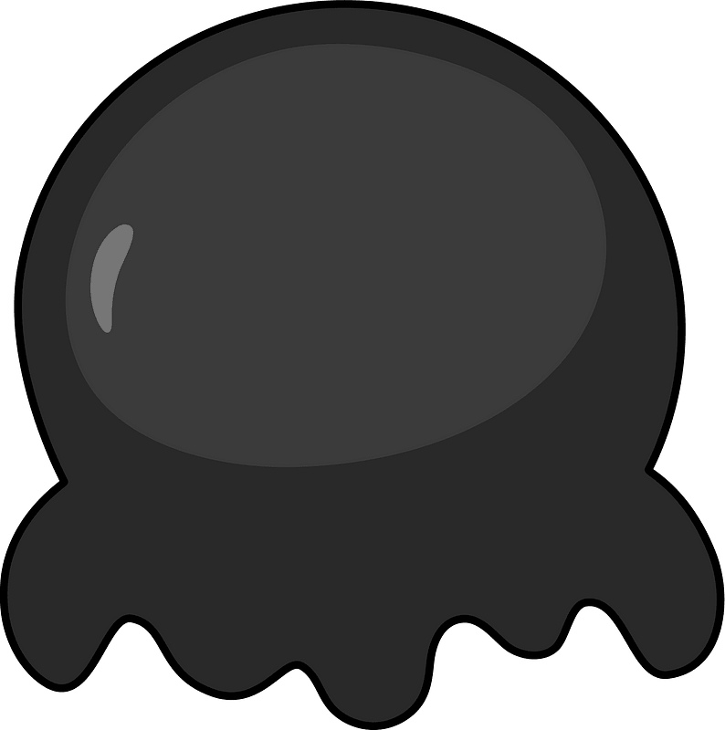Black Ice Cream Ball