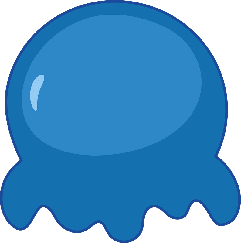 Blue Ice Cream Ball