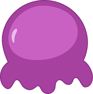 Magenta Ice Cream Ball