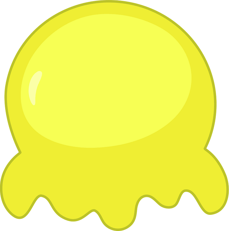Yellow Ice Cream Ball