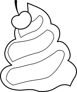 Whipped Cream with Cherry