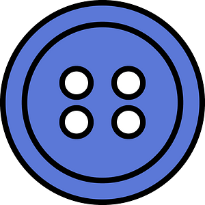 Ultramarine round button with four holes - Free vector clipart images ...