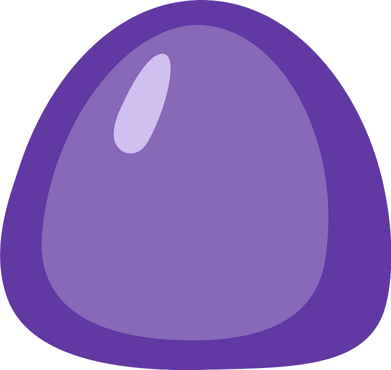 Violet hard candy