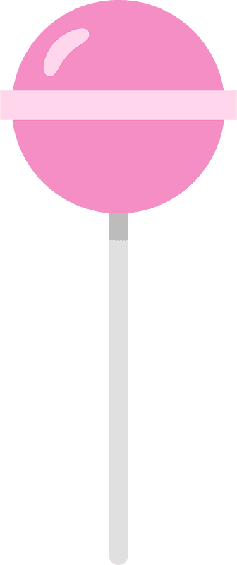 Purple ball lollipop