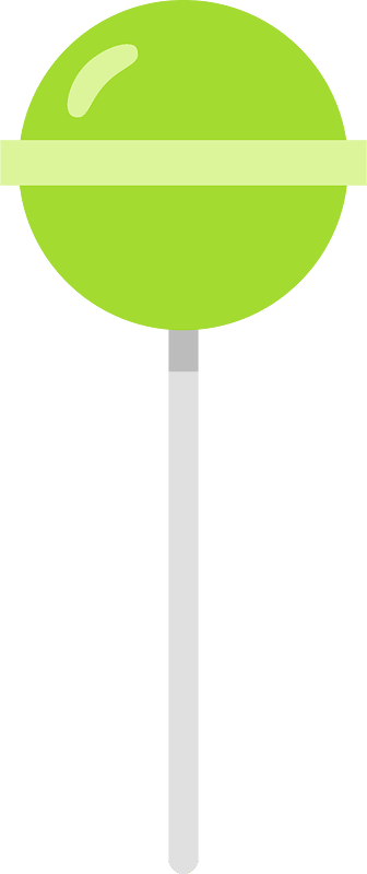 Lime ball lollipop
