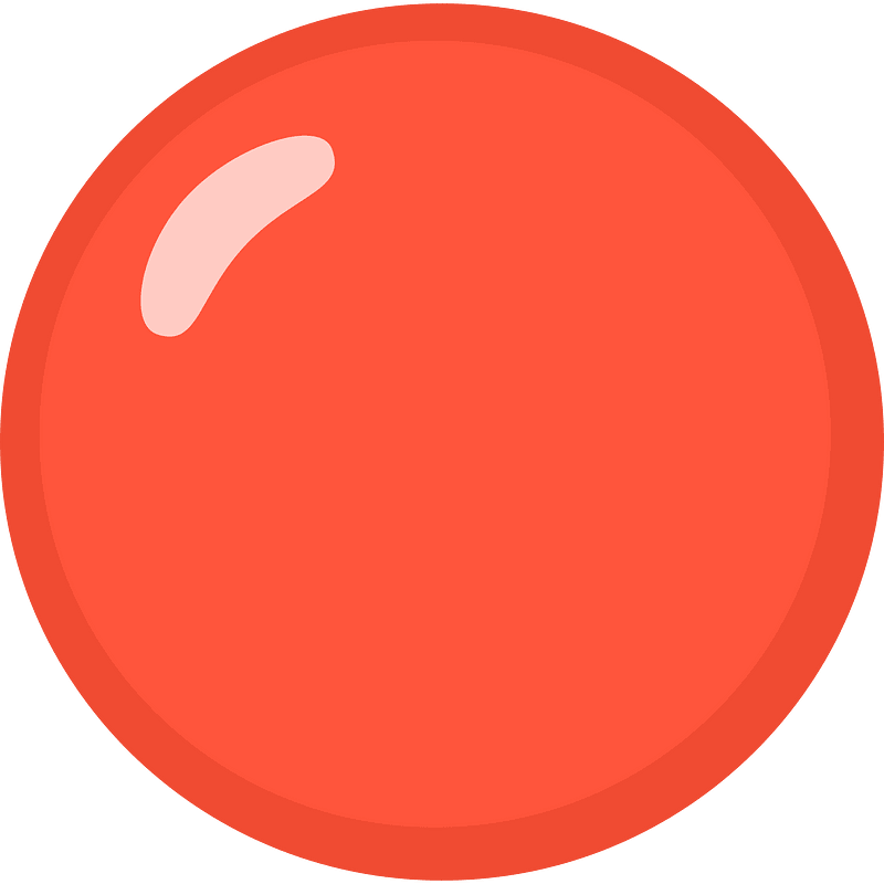 Vermilion ball lollipop head