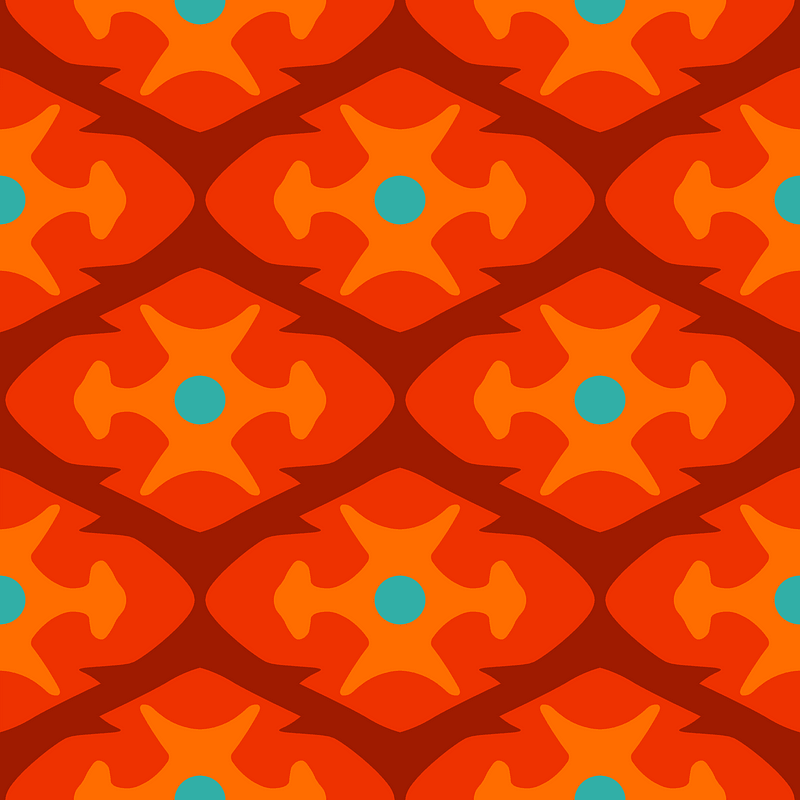 Colored decorative design