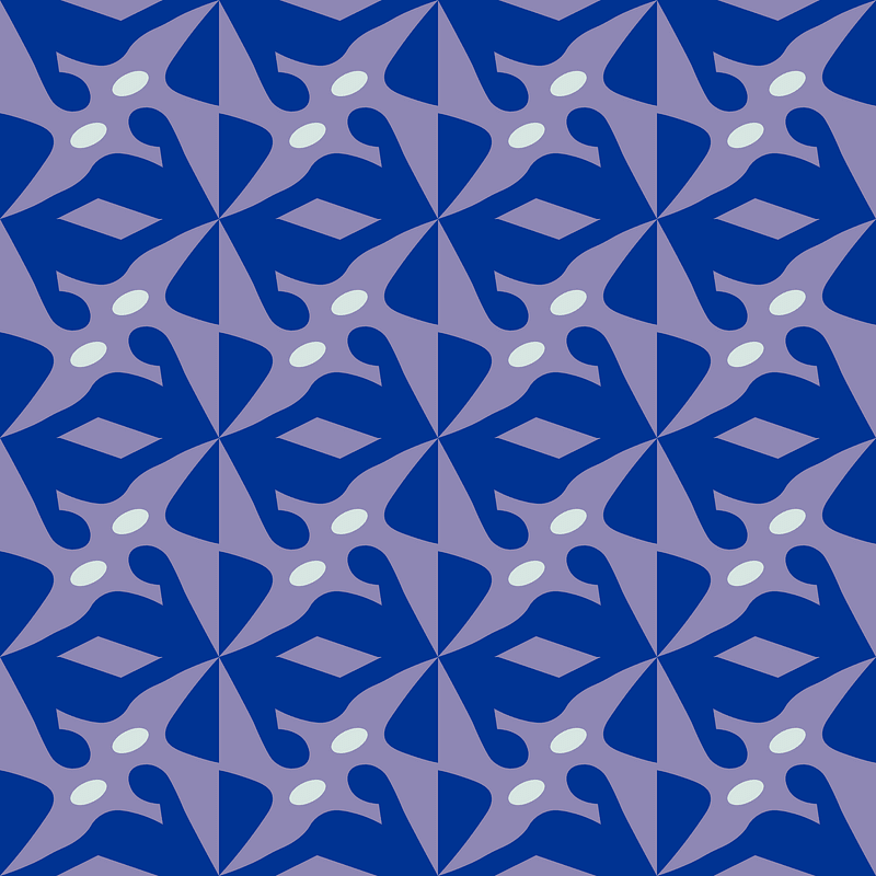 Colored decorative design