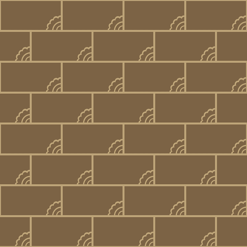 Medieval pattern in dark colours