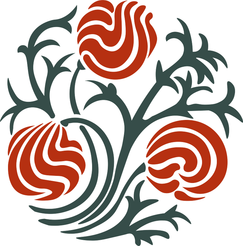 Floral Art Nouveau Ornament after Maurice Pillard Verneuil