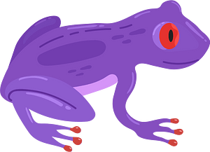 Purple frog