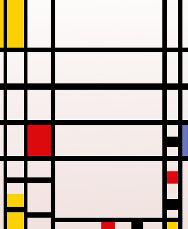 Trafalgar Square after Piet Mondriaan 1943