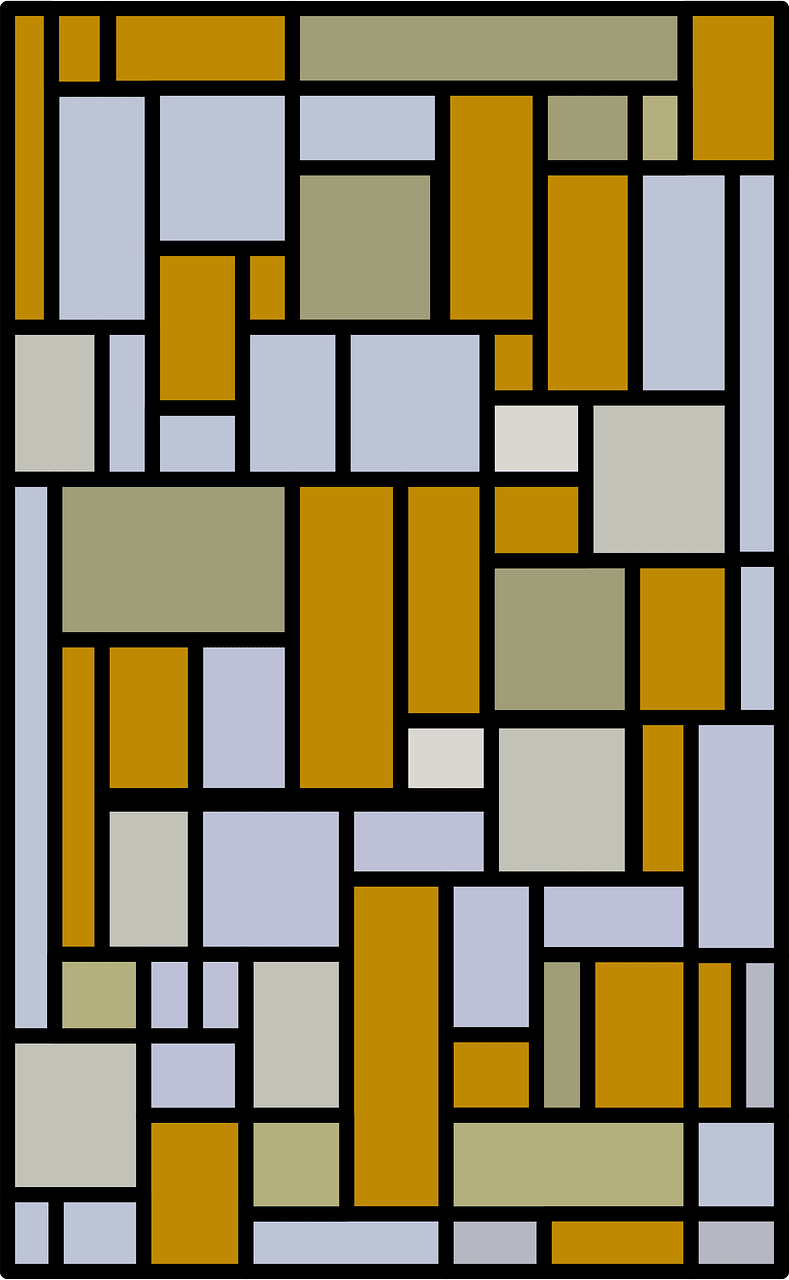 Composition with Gray and Light Brown after Piet Mondriaan, 1918