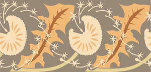 Dandelion Art Nouveau Ornament after Maurice Pillard Verneuil