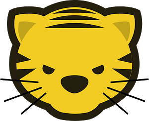 Frowning tiger face