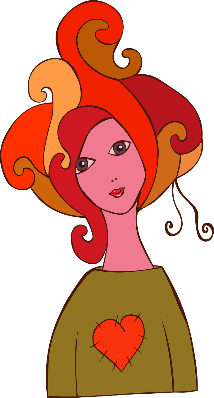 Artistic Young Girl