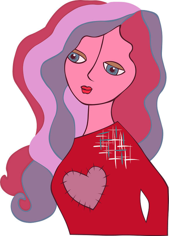 Artistic Young Girl