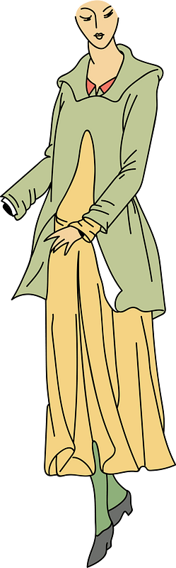 Persian woman wearing dress