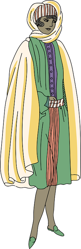 Elegant apparel of a Jewish woman of Algiers