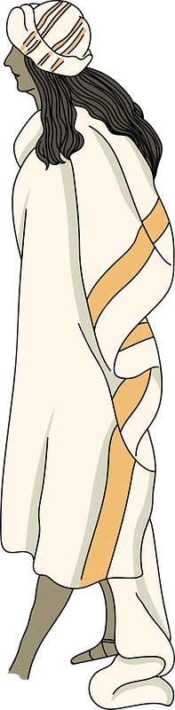Cloak of a woman of Abyssinia
