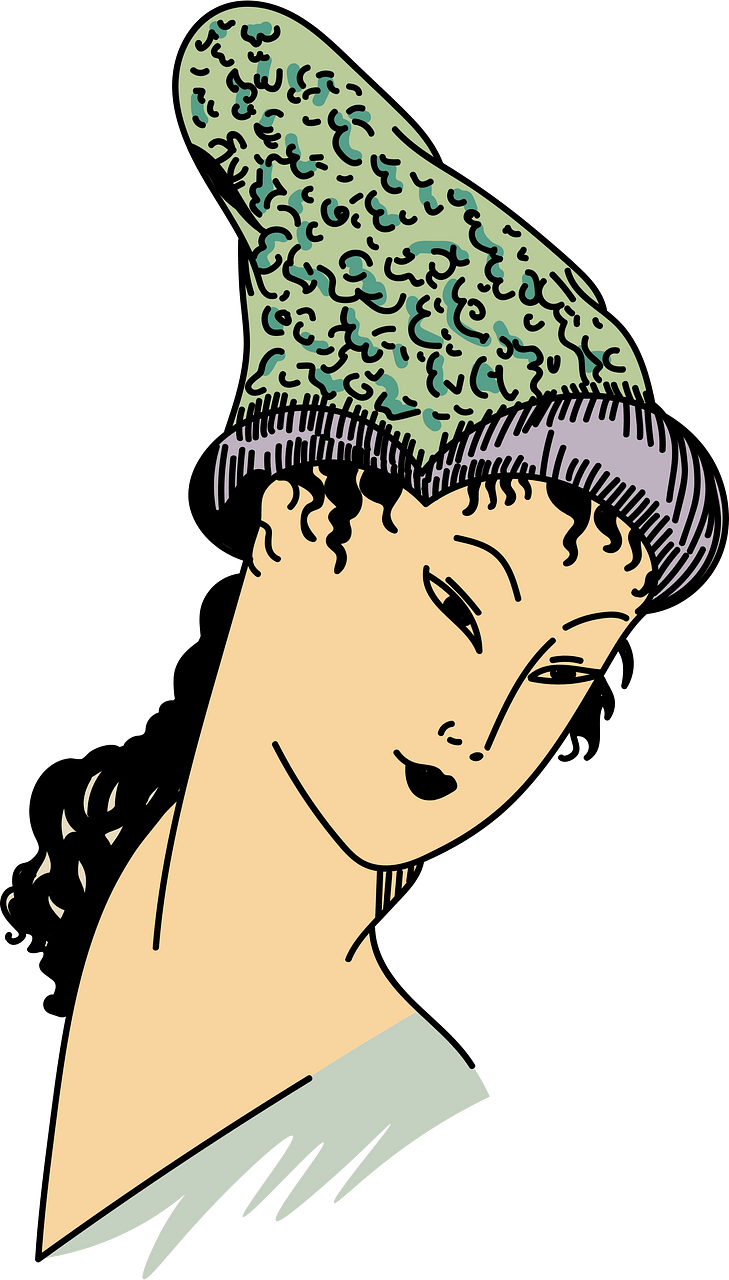 Pointed cap from Persian miniatures