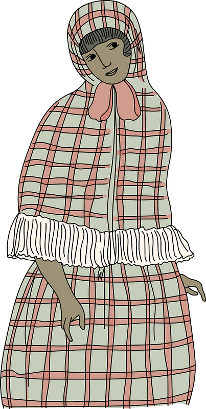 Attire of an Arabian woman from the desert