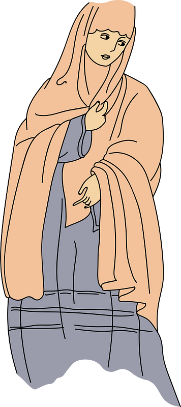Attire of a woman of the Republic of Chile
