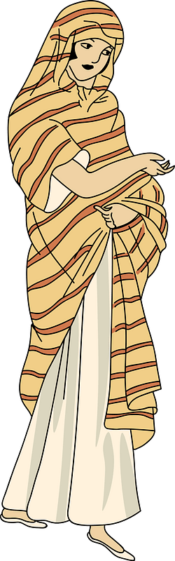 Brazil. Cloak of a woman of Bahia