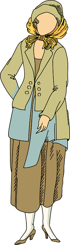 Small short garment in 1830th