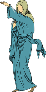 Anglo-Saxon VIIIth century dress