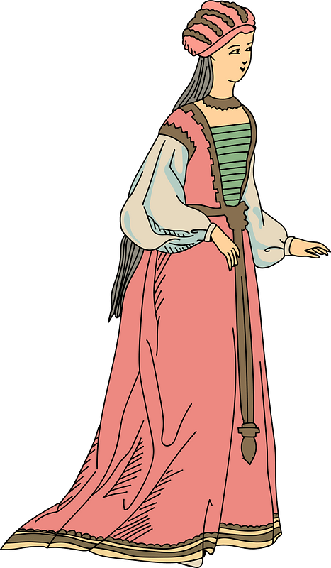 XVIth cent. dress