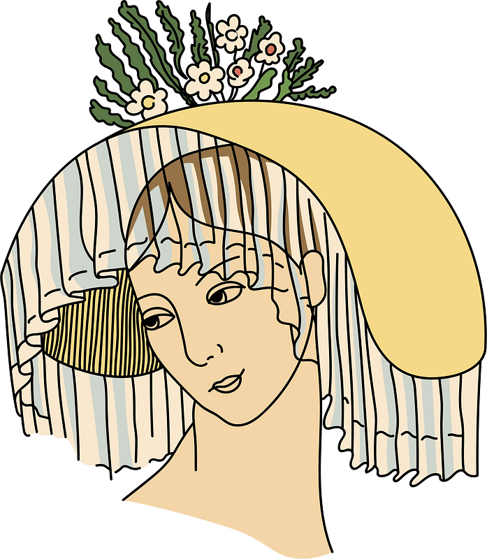 Switzerland. Hat of a Freiburg woman