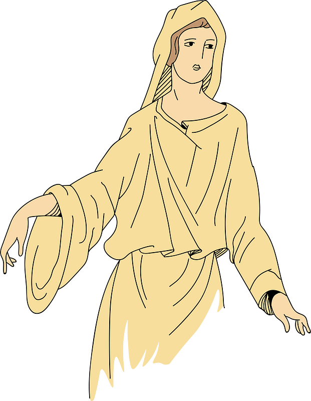 Gallic tunic remarkable for its sleeves of which one is full and the other narrow