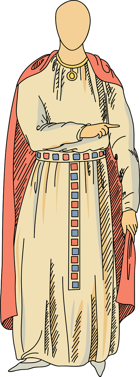Costume of the wife of Childebert I. King of Paris A.D. 511-588