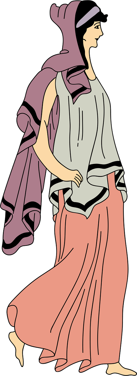 Cloak with tall fringes