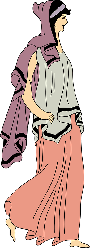 Cloak with tall fringes