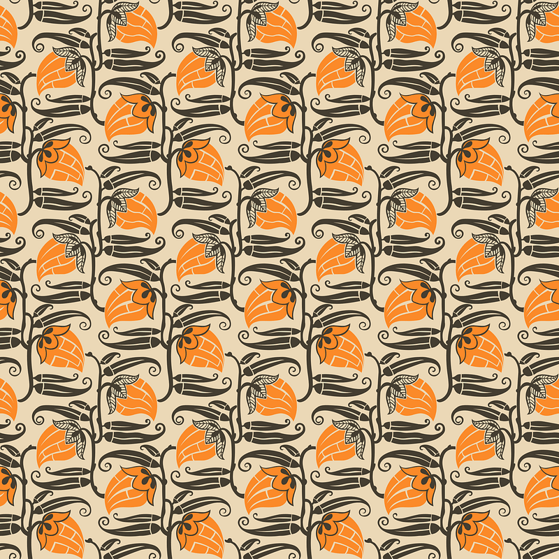 Design based on orange berries