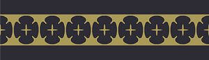 Dado rails pattern