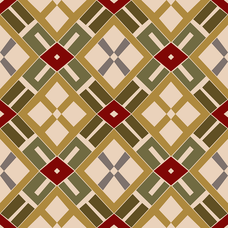 British spot motif embroidery pattern