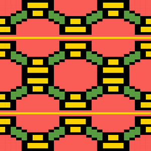 Ukrainian hutsul embroidery pattern