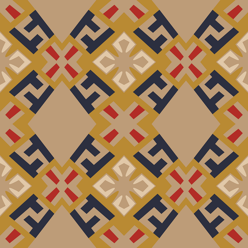 British spot motif embroidery pattern