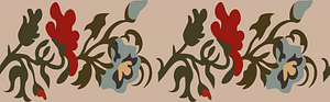 Berlin wool work embroidery pattern