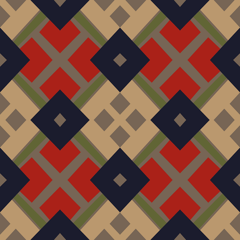 British spot motif embroidery pattern