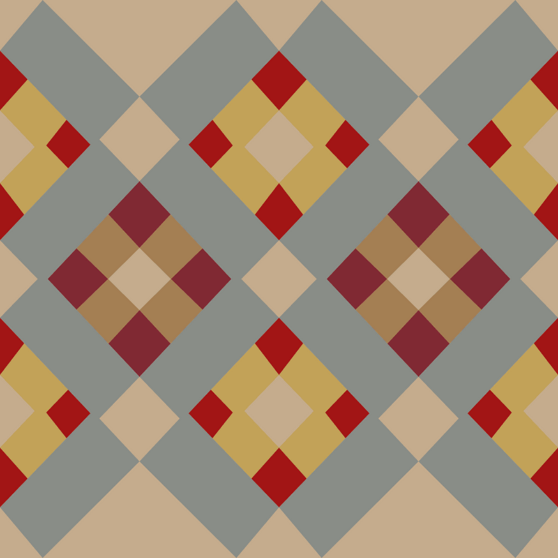 British spot motif embroidery pattern