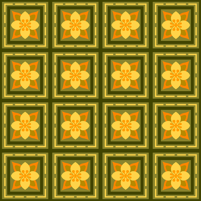 British embroidery pattern