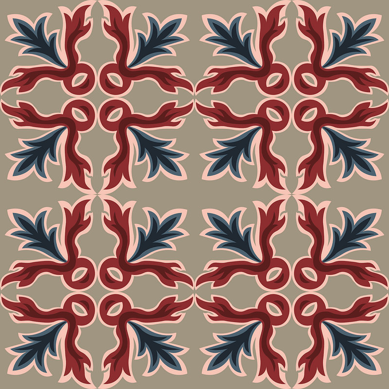 Berlin wool work embroidery pattern