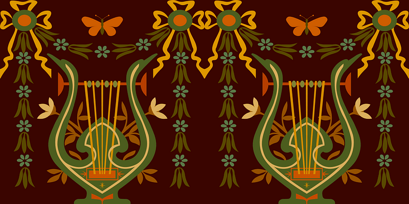 British embroidery pattern