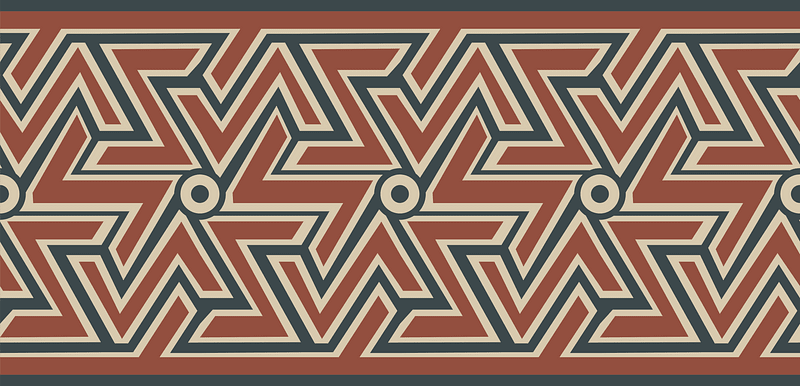 Arabesques. Assengered Wood Compartments and Edges
