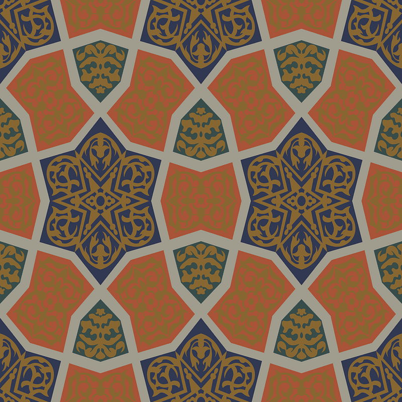 House called Beyt el-Tchelebey specimen of the ceilings (18th century)